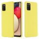 Защитный чехол Deexe Silicone Case для Samsung Galaxy A02s (A025) - Yellow. Фото 2 из 7