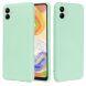 Защитный чехол Deexe Silicone Case для Samsung Galaxy A04e (A042) - Green. Фото 1 из 7