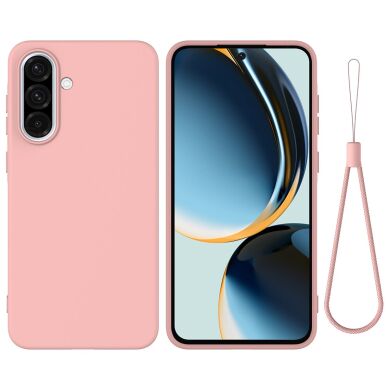 Захисний чохол Deexe Silicone Case для Samsung Galaxy A37 (A376) - Pink