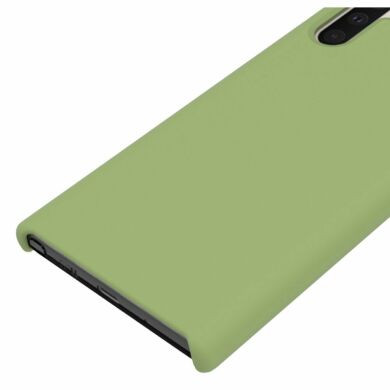 Захисний чохол Deexe Silicone Case для Samsung Galaxy Note 10 (N970) - Green