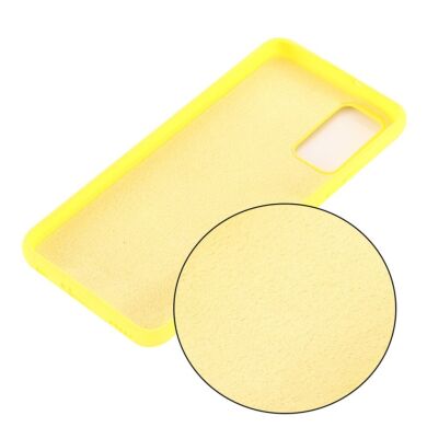 Захисний чохол Deexe Silicone Case для Samsung Galaxy S20 FE (G780) - Yellow