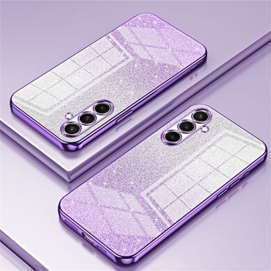 Захисний чохол Deexe Sparkles Cover для Samsung Galaxy S26 - Purple