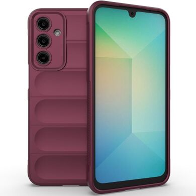 Защитный чехол Deexe Terra Case для Samsung Galaxy A56 (A566) - Wine Red