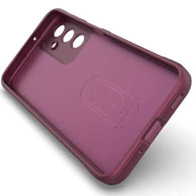 Защитный чехол Deexe Terra Case для Samsung Galaxy A56 (A566) - Wine Red