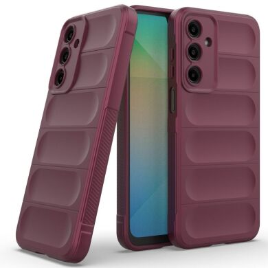 Защитный чехол Deexe Terra Case для Samsung Galaxy A56 (A566) - Wine Red