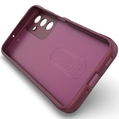 Защитный чехол Deexe Terra Case для Samsung Galaxy M35 (M356) - Wine Red