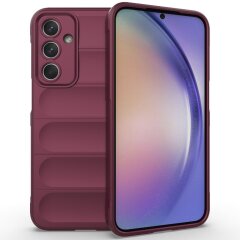 Защитный чехол Deexe Terra Case для Samsung Galaxy M35 (M356) - Wine Red