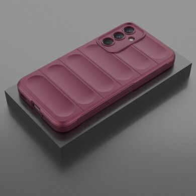 Защитный чехол Deexe Terra Case для Samsung Galaxy M35 (M356) - Wine Red