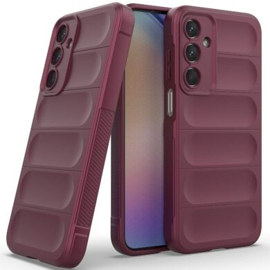 Защитный чехол Deexe Terra Case для Samsung Galaxy M35 (M356) - Wine Red