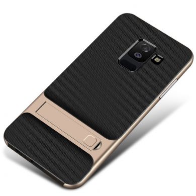 Защитный чехол ELEGANCE Grid Pattern для Samsung Galaxy A6 2018 (A600) - Gold