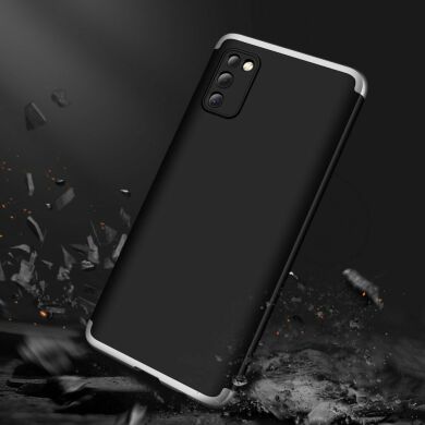 Защитный чехол GKK Double Dip Case для Samsung Galaxy A41 (A415) - Black / Silver