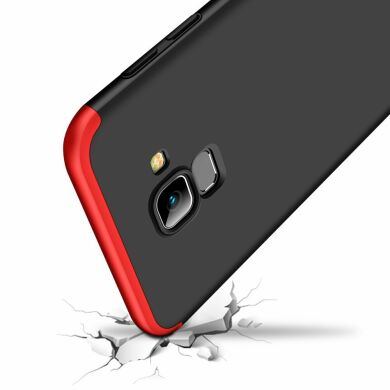 Защитный чехол GKK Double Dip Case для Samsung Galaxy J6 2018 (J600) - Black / Red