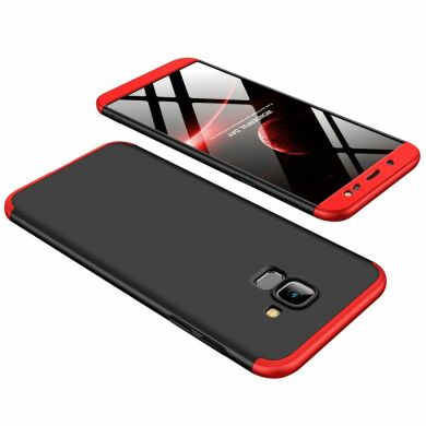 Защитный чехол GKK Double Dip Case для Samsung Galaxy J6 2018 (J600) - Black / Red