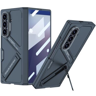 Защитный чехол GKK Kickstand Shield для Samsung Galaxy Fold 7 - Green