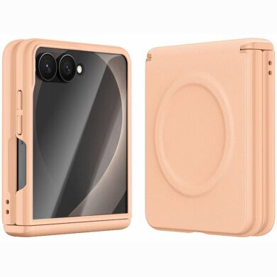 Защитный чехол GKK Magnetic Matte Case для Samsung Galaxy Flip 8 - Light Gold