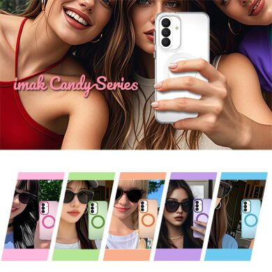 Захисний чохол IMAK Candy Series Magnetic для Samsung Galaxy A37 (A376) - Black