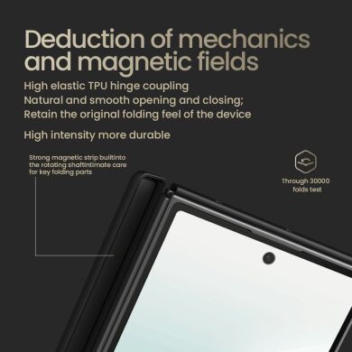 Захисний чохол NILLKIN CarboProp Magnetic (FF) для Samsung Galaxy Fold 7 - Black