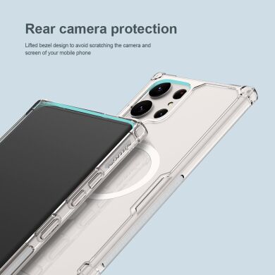 Защитный чехол NILLKIN Nature TPU Pro Magnetic для Samsung Galaxy S23 Ultra (S918) - Transparent