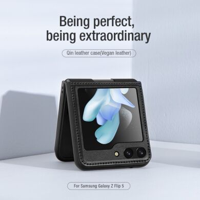 Захисний чохол NILLKIN Qin (FF) для Samsung Galaxy Flip 5 - Black