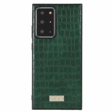 Захисний чохол SULADA Crocodile Style для Samsung Galaxy Note 20 Ultra (N985) - Green