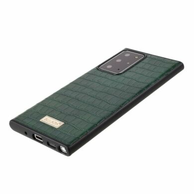 Захисний чохол SULADA Crocodile Style для Samsung Galaxy Note 20 Ultra (N985) - Green