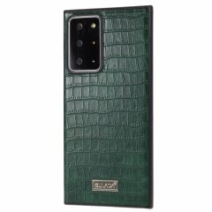 Захисний чохол SULADA Crocodile Style для Samsung Galaxy Note 20 Ultra (N985) - Green