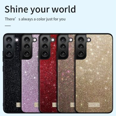 Защитный чехол SULADA Dazzling Glittery для Samsung Galaxy S22 Plus - Black