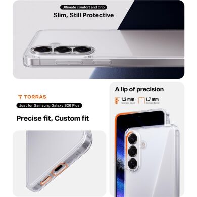 Защитный чехол TORRAS Guardian для Samsung Galaxy S26 Plus - Clear
