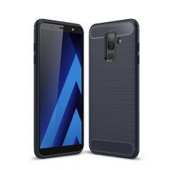 Защитный чехол UniCase Carbon для Samsung Galaxy J8 2018 (J810) - Dark Blue