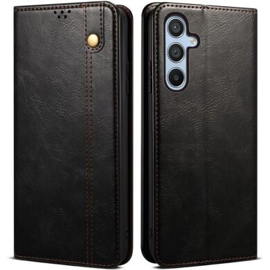 Защитный чехол UniCase Leather Wallet для Samsung Galaxy A36 (A366) - Black