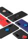 Захисний чохол UniCase Magnetic Ring для Samsung Galaxy S21 - Black / Red