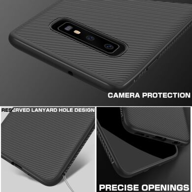 Защитный чехол UniCase Twill Soft для Samsung Galaxy S10 (G973) - Black