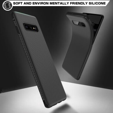 Защитный чехол UniCase Twill Soft для Samsung Galaxy S10 (G973) - Black