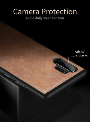 Захисний чохол X-LEVEL Leather Back Cover для Samsung Galaxy Note 10+ (N975) - Black