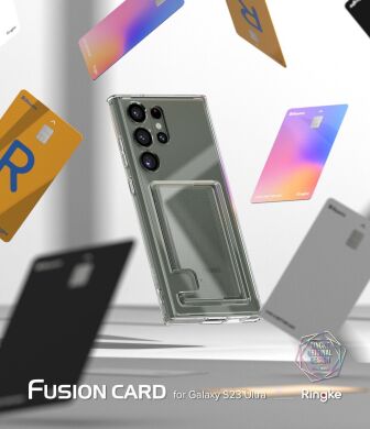 Захисний чохол Ringke Fusion Card для Samsung Galaxy S23 Ultra (S918) 8809919301480 - Clear