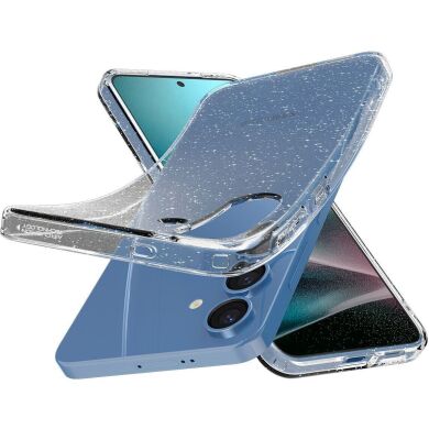 Защитный чехол Spigen (SGP) Liquid Crystal Glitter для Samsung Galaxy S25 (S931) ACS08997 - Crystal Quartz