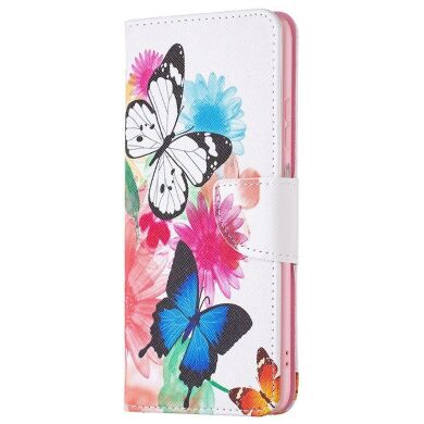 Чохол-книжка Deexe Color Wallet для Samsung Galaxy M53 (M536) - Two Butterflies