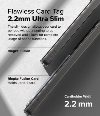 Защитный чехол Ringke Fusion Card для Samsung Galaxy S25 Ultra (S938) 8800274969056 - Clear