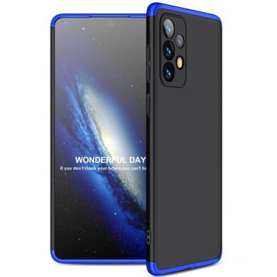 Защитный чехол GKK Double Dip Case для Samsung Galaxy A73 (A736) - Black / Blue