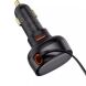 Автомобильное зарядное устройство Baseus Enjoyment Pro Retractable (60W) + кабель Type-C (C00057802111) - Black. Фото 5 из 9