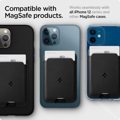 Кардхолдер Spigen (SGP) Valentinus (MagFit) AMP02284 - Black