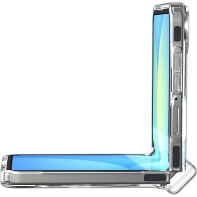 Защитный чехол Spigen (SGP) Ultra Hybrid Pro (MagFit) для Samsung Galaxy Flip 7 (ACS09559) - Clear / White