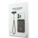 Кардхолдер с ремешком для смартфона Guess triangle MagSafe (GUBPWMWSP4GTW) - Brown. Фото 6 из 6