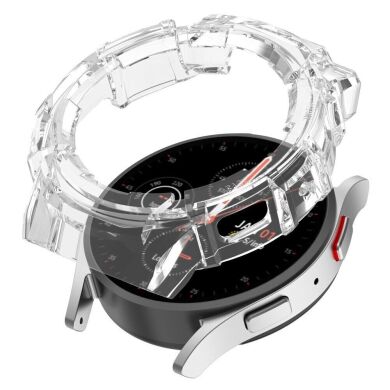 Захисний чохол Deexe Armour Frame для Samsung Galaxy Watch 4 / 5 (44mm) - Transparent