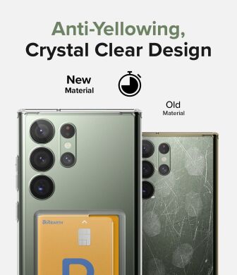 Захисний чохол Ringke Fusion Card для Samsung Galaxy S23 Ultra (S918) 8809919301480 - Clear