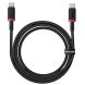 Кабель Baseus Dura Series Type-C to Type-C (100W, 1m) P10377803U01-01 - Black / Red