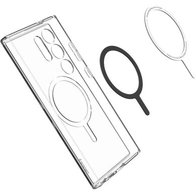 Захисний чохол Spigen (SGP) Ultra Hybrid OneTap Ring для Samsung Galaxy S24 Ultra (S928) ACS07297 - White