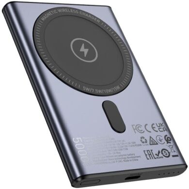 Внешний аккумулятор Hoco Q32 PD20W (5000mAh) - Metal Gray