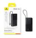 Зовнішній акумулятор Baseus Bipow 2 (20W) 10000mAh + кабель Type-C P10077101113-00 - Black