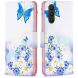 Чехол-книжка Deexe Color Wallet для Samsung Galaxy A25 (A256) - Butterfly and Flowers. Фото 1 из 8